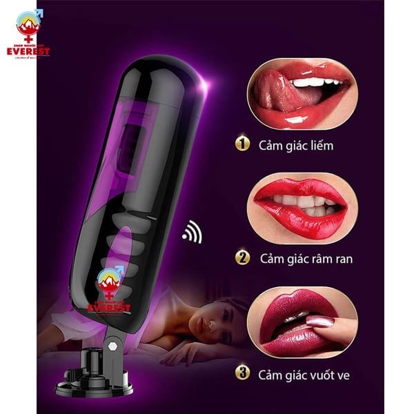  Máy bú mút dương vật tự động Easy Version 2 Flashing Lover 
