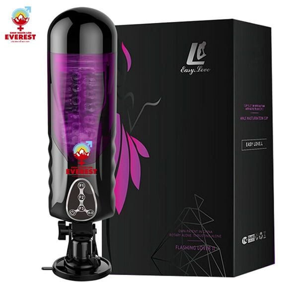  Máy bú mút dương vật tự động Easy Version 2 Flashing Lover 