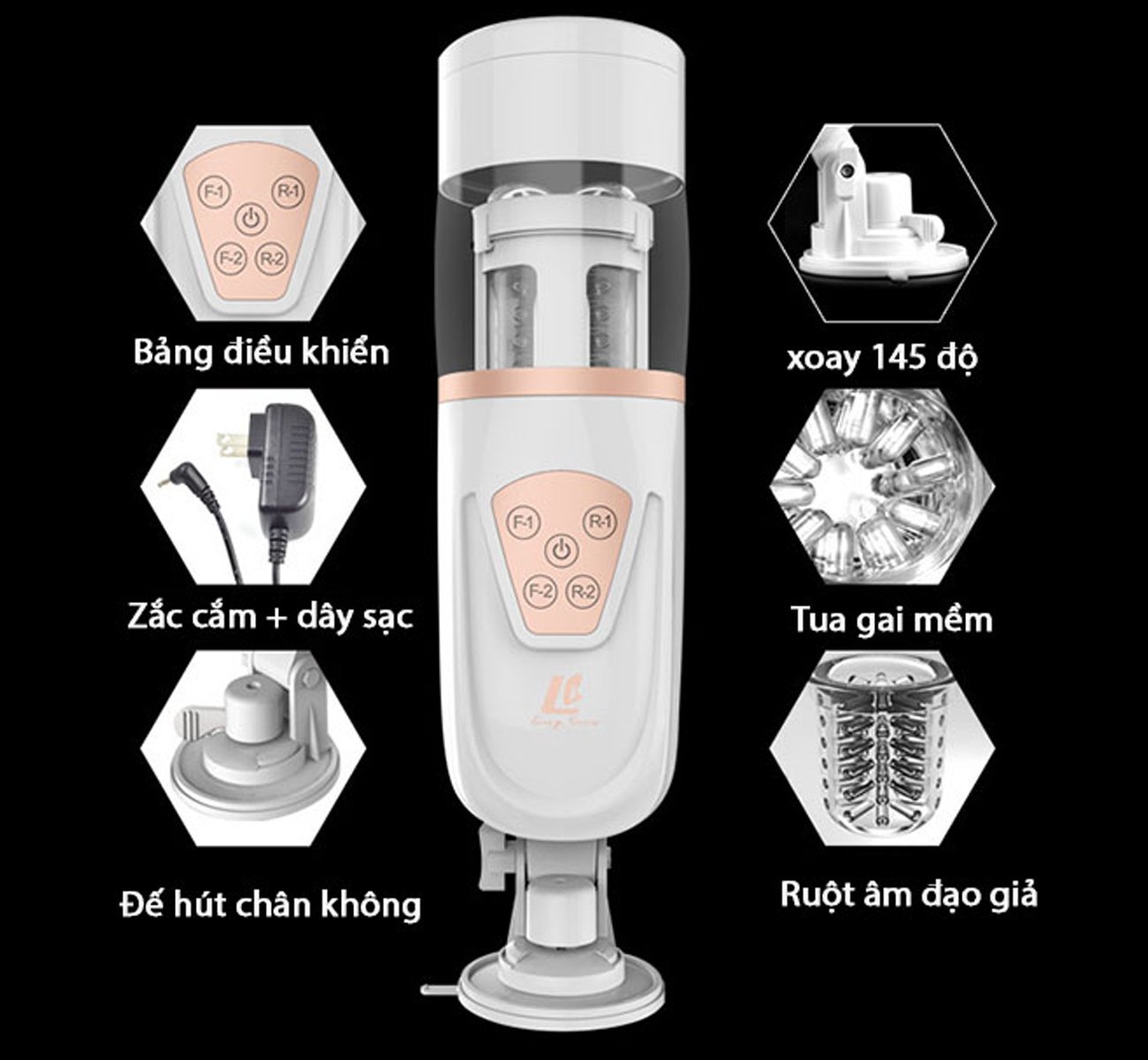  Máy bú mút xoay thụt tự động đa chức năng Stroker cao cấp 