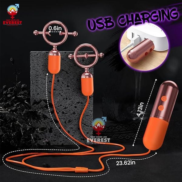  Máy kẹp đầu ti núm vú Forbidden Lock điều khiển có dây cao cấp 