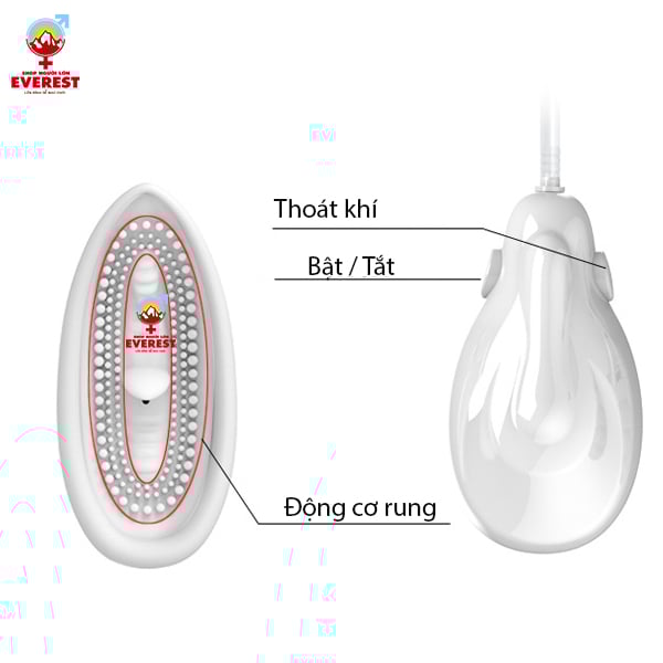  Máy massage rung hút liếm Prettylove Vibrating Massager 