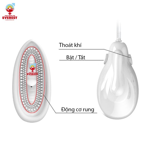  Máy massage rung hút liếm Prettylove Vibrating Massager 