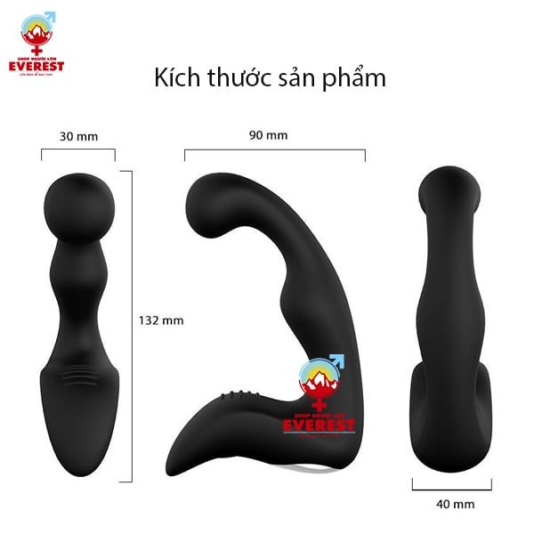  Máy rung hậu môn kích thích tuyến tiền liệt điều khiển remote 