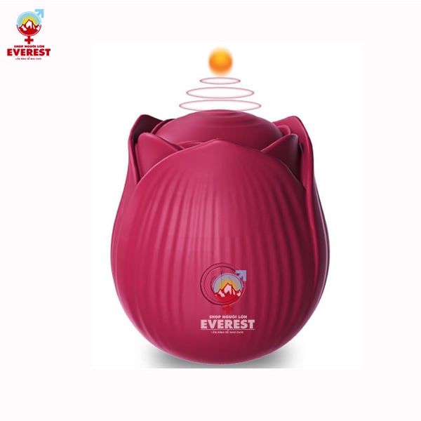  Máy rung hoa hồng rung massage 10 chế độ siêu mạnh cực êm ái 