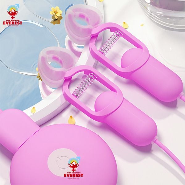  Máy rung kẹp đầu ti vú rung 20 tần số pin USB siêu kích thích 