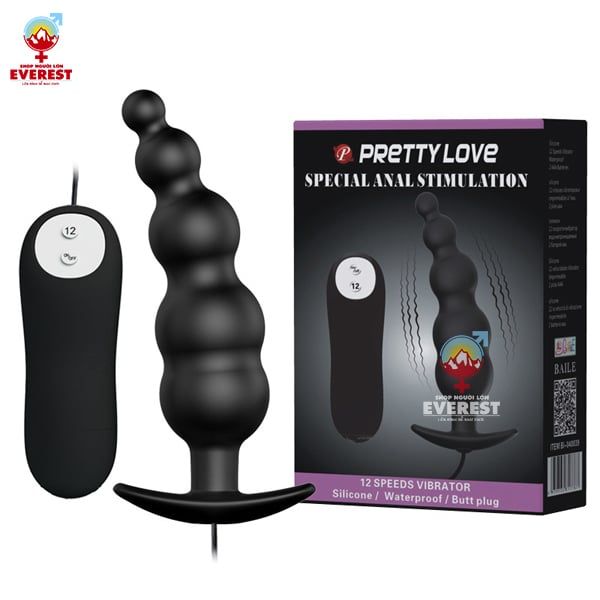  Máy rung kích thích hậu môn Pretty Love rung 12 tần số cao cấp 