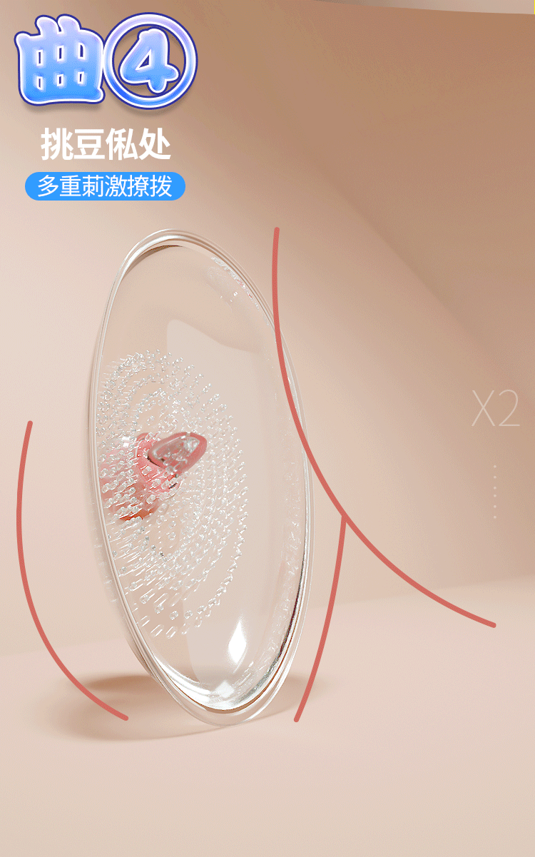  Máy rung massage vú kèm máy liếm âm đạo điều khiển remote 