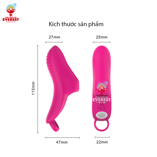  Máy rung ngón tay kích thích điểm G điều khiển từ xa bằng remote 