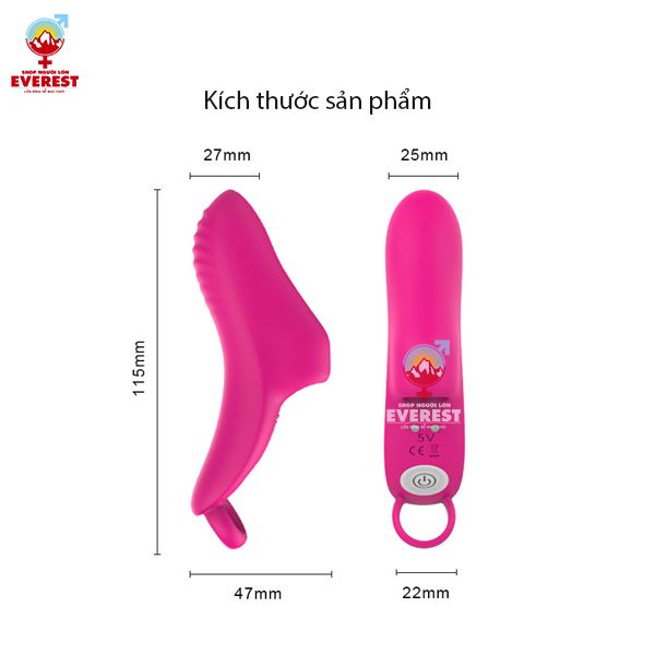  Máy rung ngón tay kích thích điểm G điều khiển từ xa bằng remote 