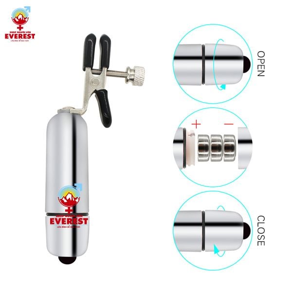  Máy rung núm vú kẹp đầu ti ngực giá rẻ siêu kích thích 