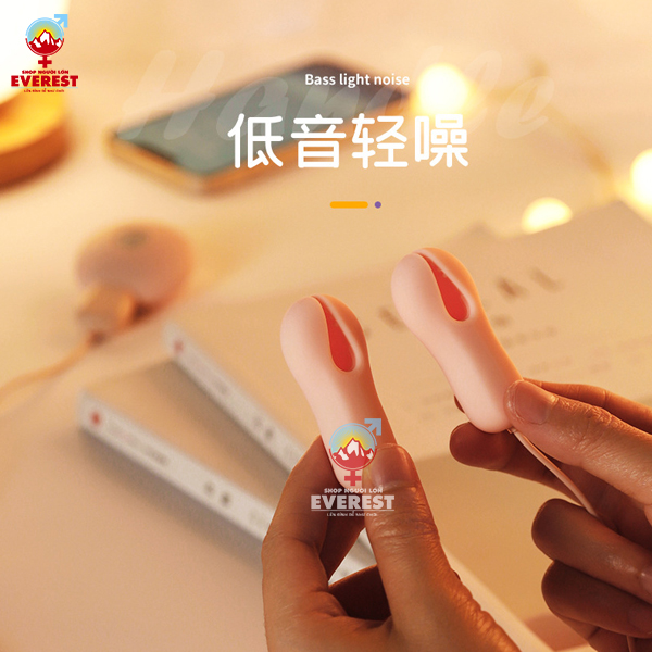  Máy rung núm vú kẹp đầu ti pin sạc USB giá rẻ 10 chế độ rung 