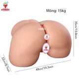  Mông giả nguyên khối silicon 15kg âm đạo múp đẹp y như thật 