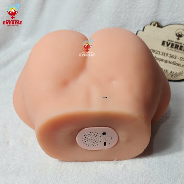 Mông giả nguyên khối silicon 3.5kg rung rên sưởi ấm như người thật 