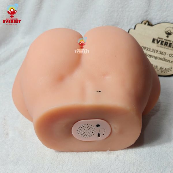  Mông giả nguyên khối silicon 3.5kg rung rên sưởi ấm như người thật 