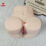  Mông giả nguyên khối silicon tỏa nhiệt 42 độ âm đạo hồng hào 2kg 
