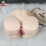  Mông giả nguyên khối silicon tỏa nhiệt 42 độ âm đạo hồng hào 5,5kg 