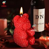  Nến thơm nhiệt độ thấp BDSM hình gấu kích thích mạnh bạo 
