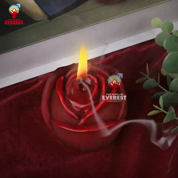 Nến thơm nhiệt độ thấp BDSM hình hoa hồng kích thích mạnh bạo 