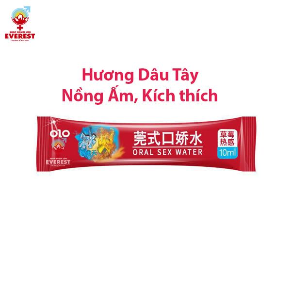  Nước Ngậm vệ sinh miệng Oral sex Water Cool & Hot hộp 12 gói 