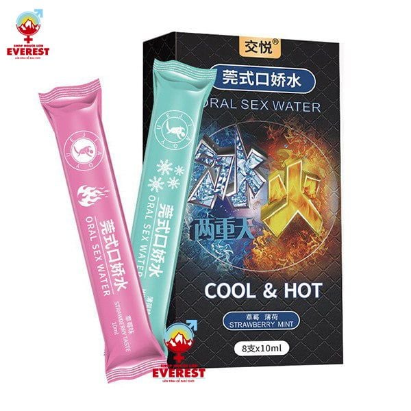  Nước Ngậm vệ sinh miệng Oral sex Water Cool & Hot tăng khoái cảm 