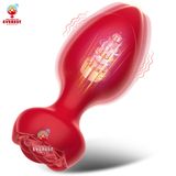  Phích cắm hậu môn rung 9 tần số điều khiển app điện thoại 