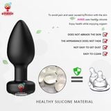  Phích cắm hậu môn silicon có rung điều khiển bằng remote 