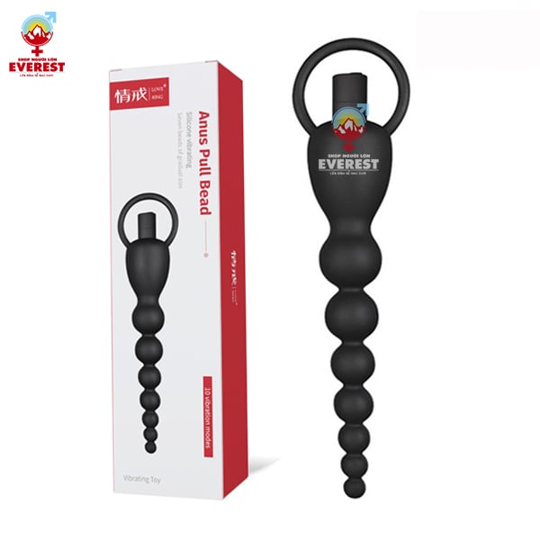  Que rung kích thích hậu môn nhiều bi Anus Pull Bead sạc USB 