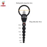  Que rung kích thích hậu môn nhiều bi Anus Pull Bead pin cúc áo 