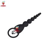  Que rung kích thích hậu môn nhiều bi Anus Pull Bead pin cúc áo 