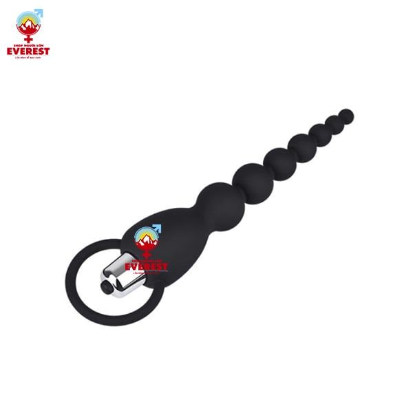  Que rung kích thích hậu môn nhiều bi Anus Pull Bead pin cúc áo 