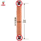  Sextoy cho les dương vật giả 2 đầu silicon siêu mềm mịn 