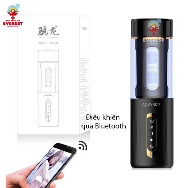  Máy bú mút rung thụt điều khiển bluetooth tự động đa năng QMYSKY 