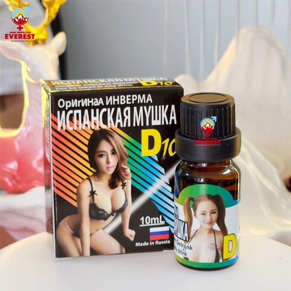  Thuốc kích dục nữ D10 của Nga cực mạnh loại nước hàng hiệu 