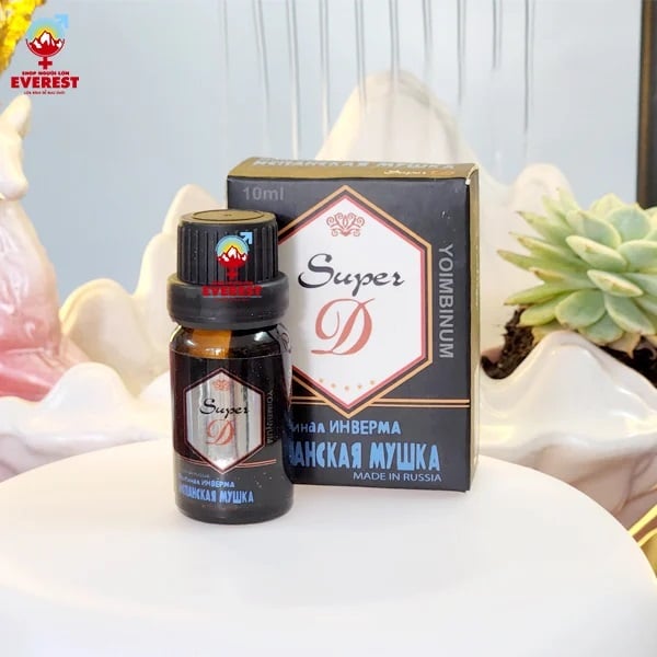  Thuốc kích dục cho nam Super D không màu không mùi cực mạnh 
