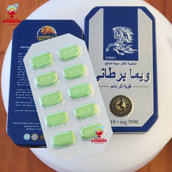  Thuốc kích dục cường dương nam dạng viên Ngựa Thái chính hãng 