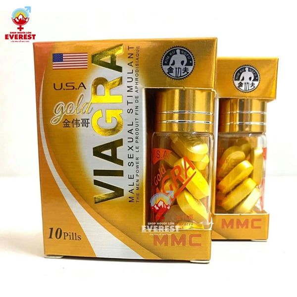  Thuốc tăng cường sinh lý Nam Viagra Gold USA 