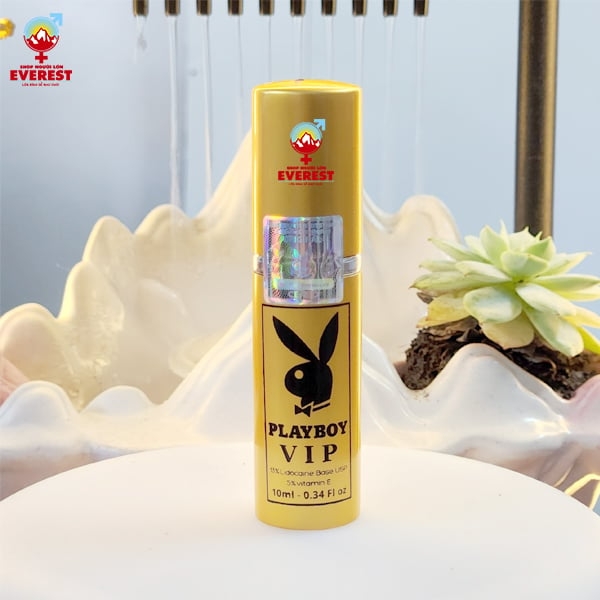  Thuốc xịt chống xuất tinh sớm Play Boy Vàng Vip chai 10ml 