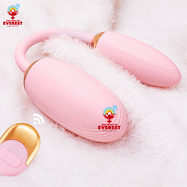  Trứng rung 2 đầu điều khiển từ xa bằng remote rung 10 chế độ 