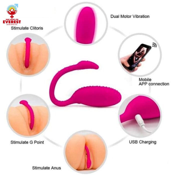  Trứng rung Thiên Nga Flamingo chính hãng rung theo nhạc 