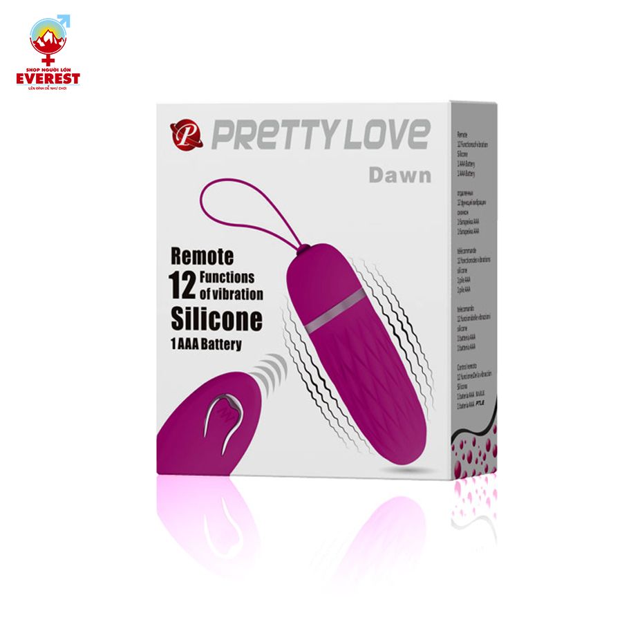  Trứng rung điều khiển từ xa 12 chế độ Pretty Love Dawn 