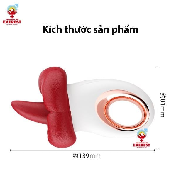  Máy lưỡi liếm âm đạo tự động đa chức năng 10 chế độ rung 