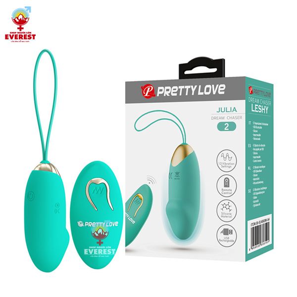  Trứng rung không dây Pretty Love Julia 12 chế độ rung thế hệ mới 