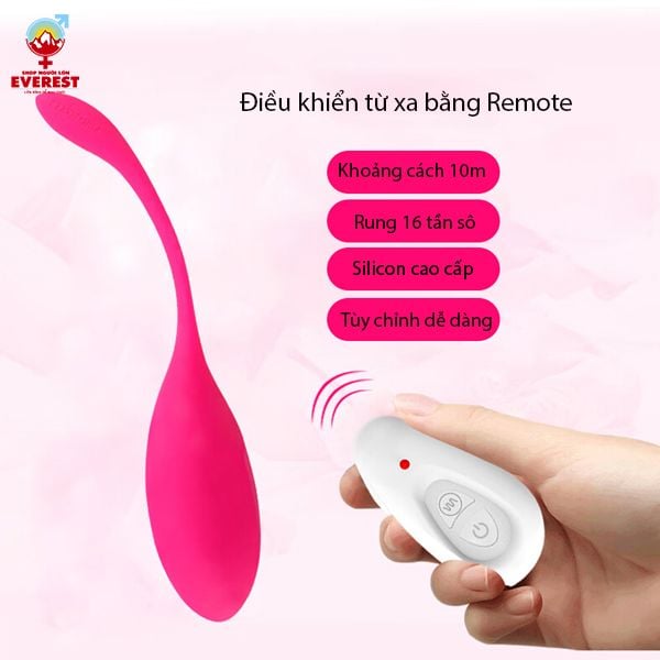  Trứng rung Levett điều khiển từ xa bằng remote 