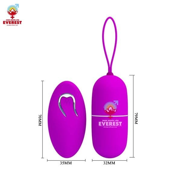  Trứng rung Pretty Love Arvin điều khiển từ xa 12 chế độ rung 