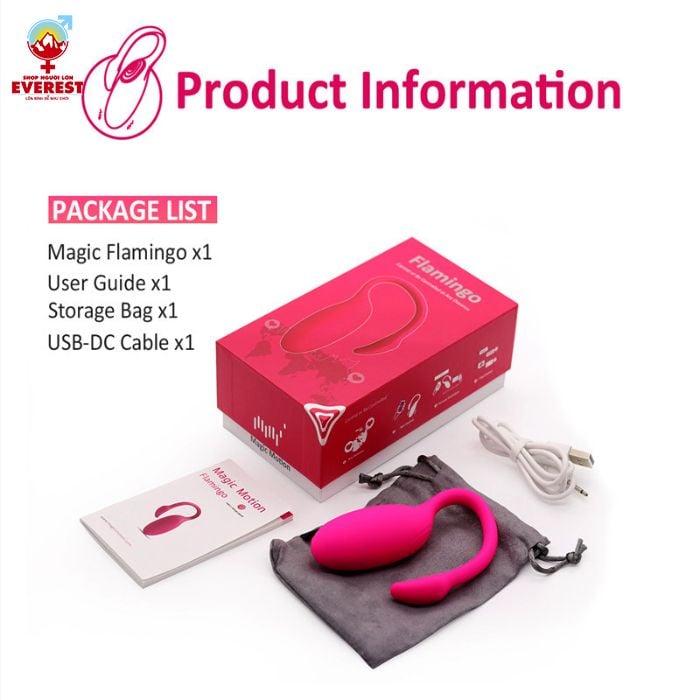  Trứng rung Thiên Nga Flamingo chính hãng rung theo nhạc 