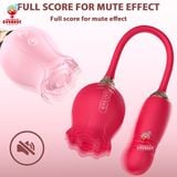  Trứng rung thụt kết hợp đầu bú hút hoa hồng nhiều chế độ 