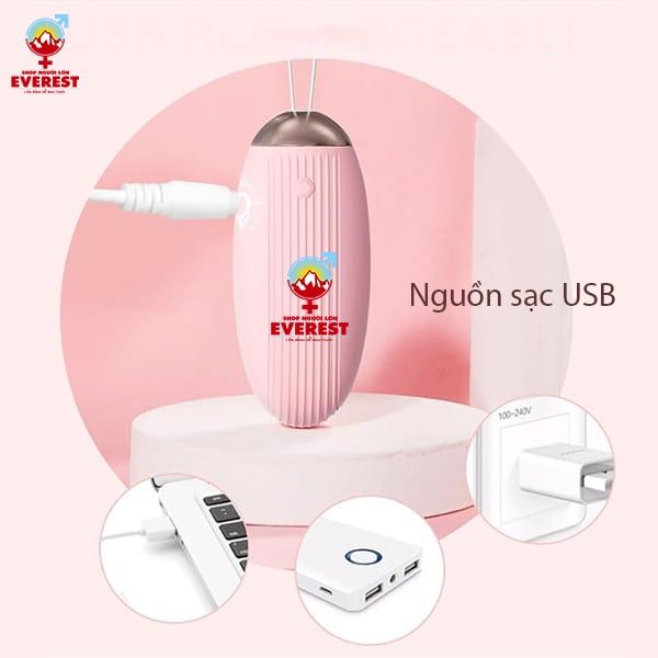  Trứng rung tình yêu điều khiển từ xa rung 10 tần số 