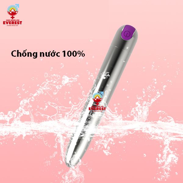  Trứng rung tình yêu inox rung 10 chế độ size lớn hình viên đạn 