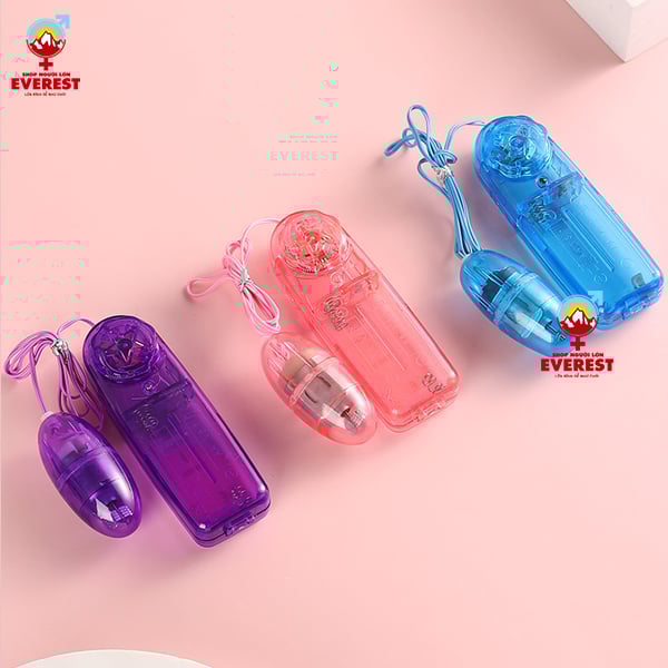  Trứng rung tình yêu mini 1 đầu có dây trong suốt giá rẻ 