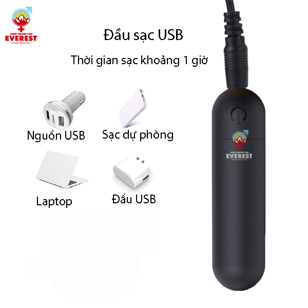  Trứng rung tình yêu silicon mini hình viên đạn rung 10 chế độ 